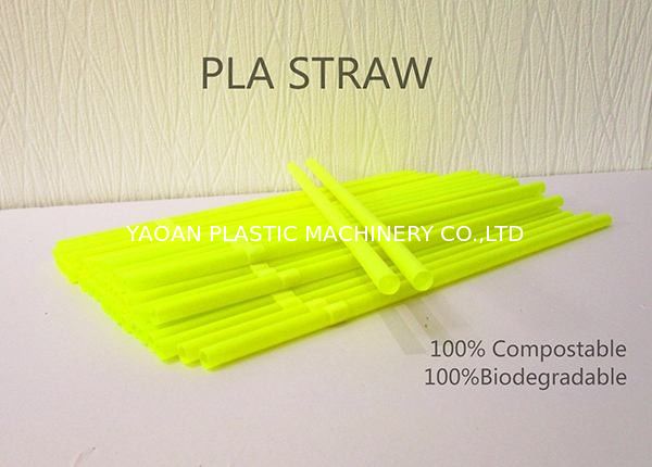 100% Biodegradable PLA Drinking Straw Making Machine Disposable Eco Friendly  Polylactic Acid Straw