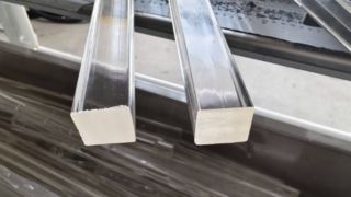 Transparente PMMA-Stangenstab-Extrusionslinie aus Acryl
