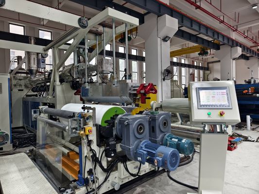 Automatische Extrusionsbeschichtungsanlage für Vliesstoffe