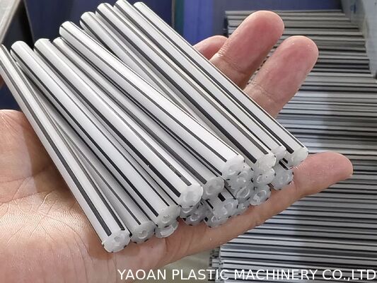 Two Colors PP Plastic Pen Barrel Extrusion Machine Used In High-End Stationery